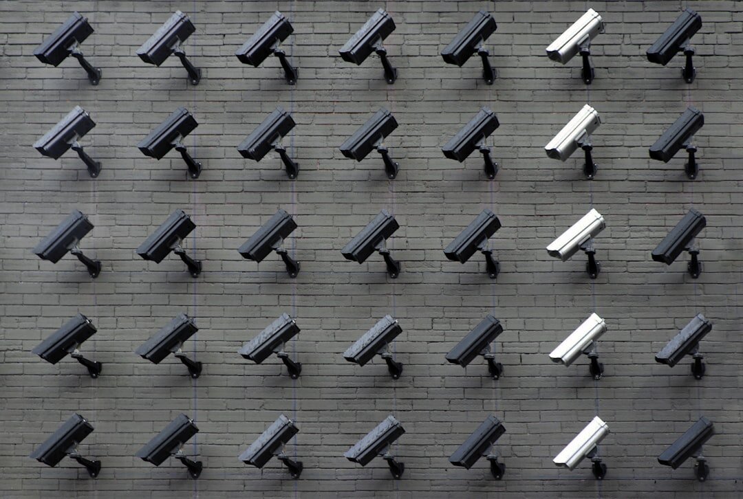 warehouse security camera view