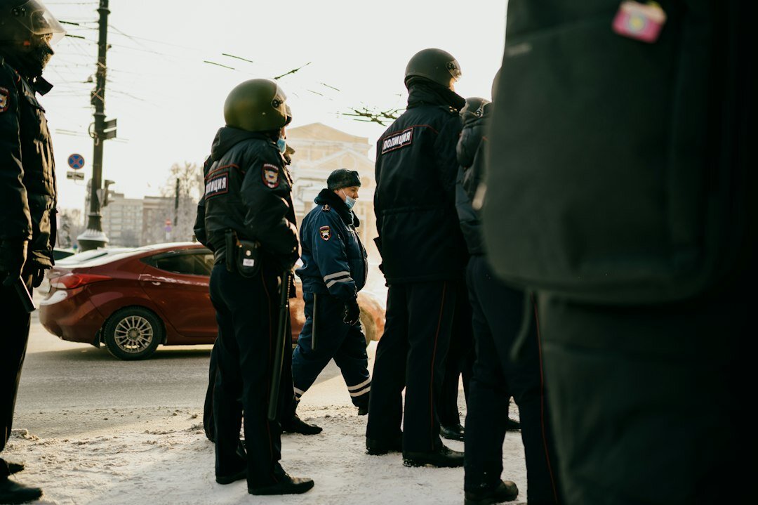 police arresting suspect